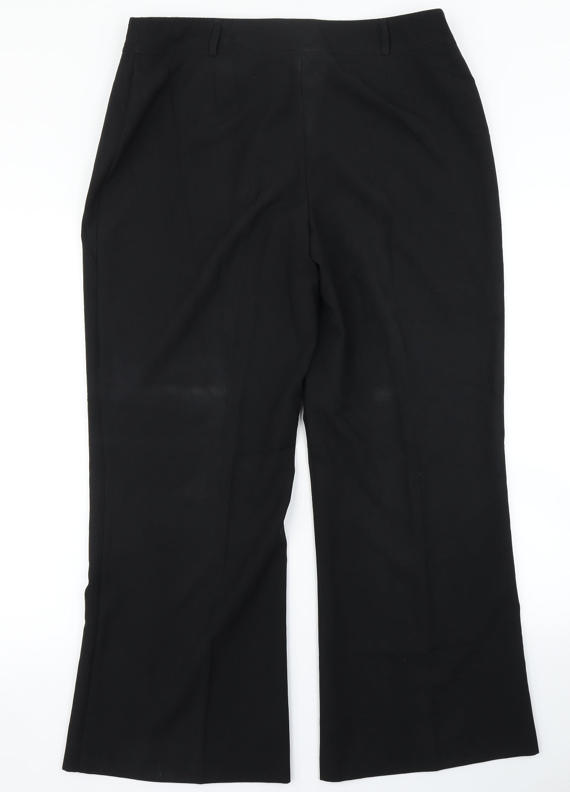 M&Co Womens Black   Dress Pants Trousers Size 16 L28 in