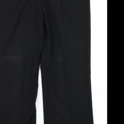 M&Co Womens Black   Dress Pants Trousers Size 16 L28 in