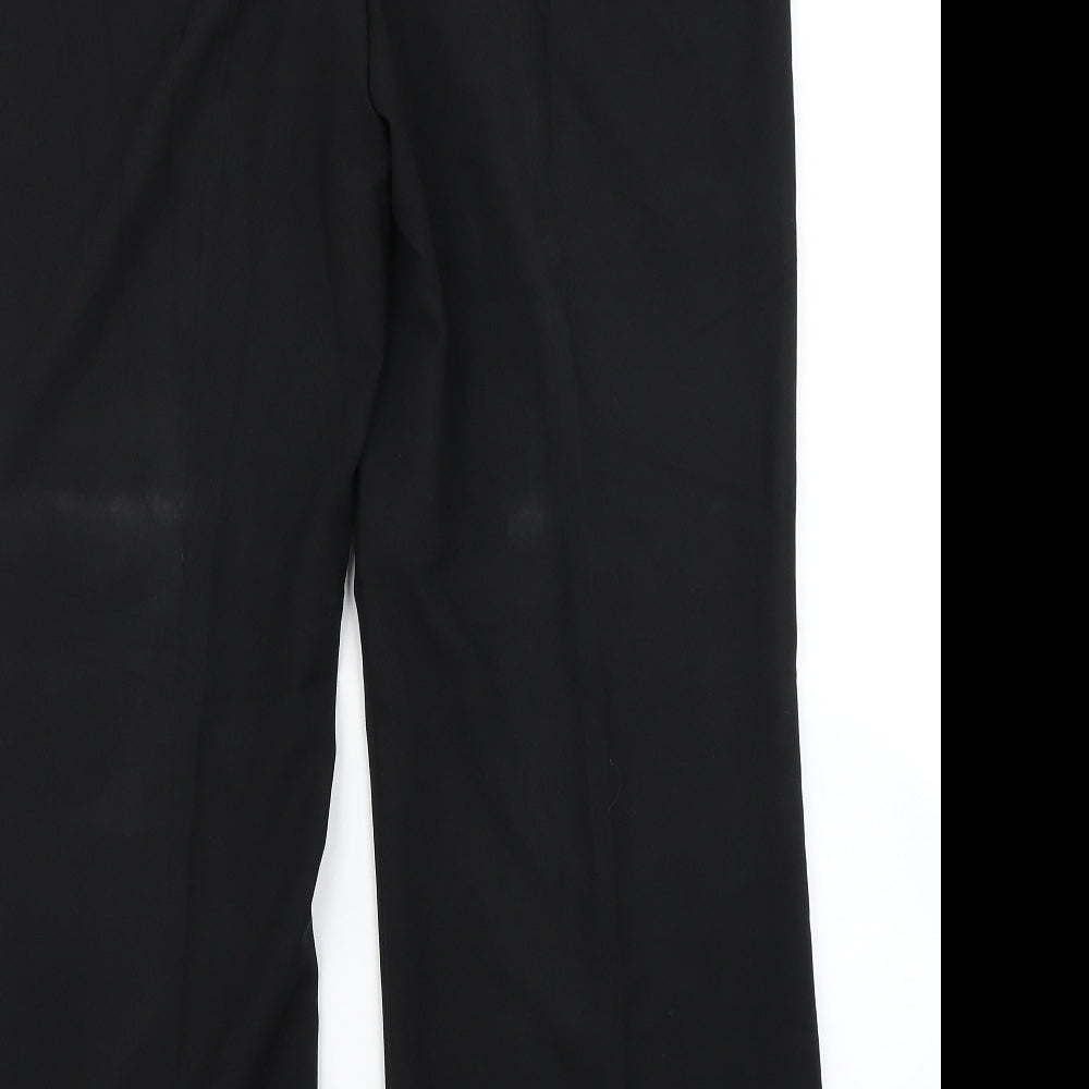 M&Co Womens Black   Dress Pants Trousers Size 16 L28 in