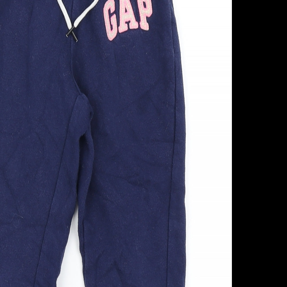 Gap Girls Blue   Jogger Trousers Size 4-5 Years