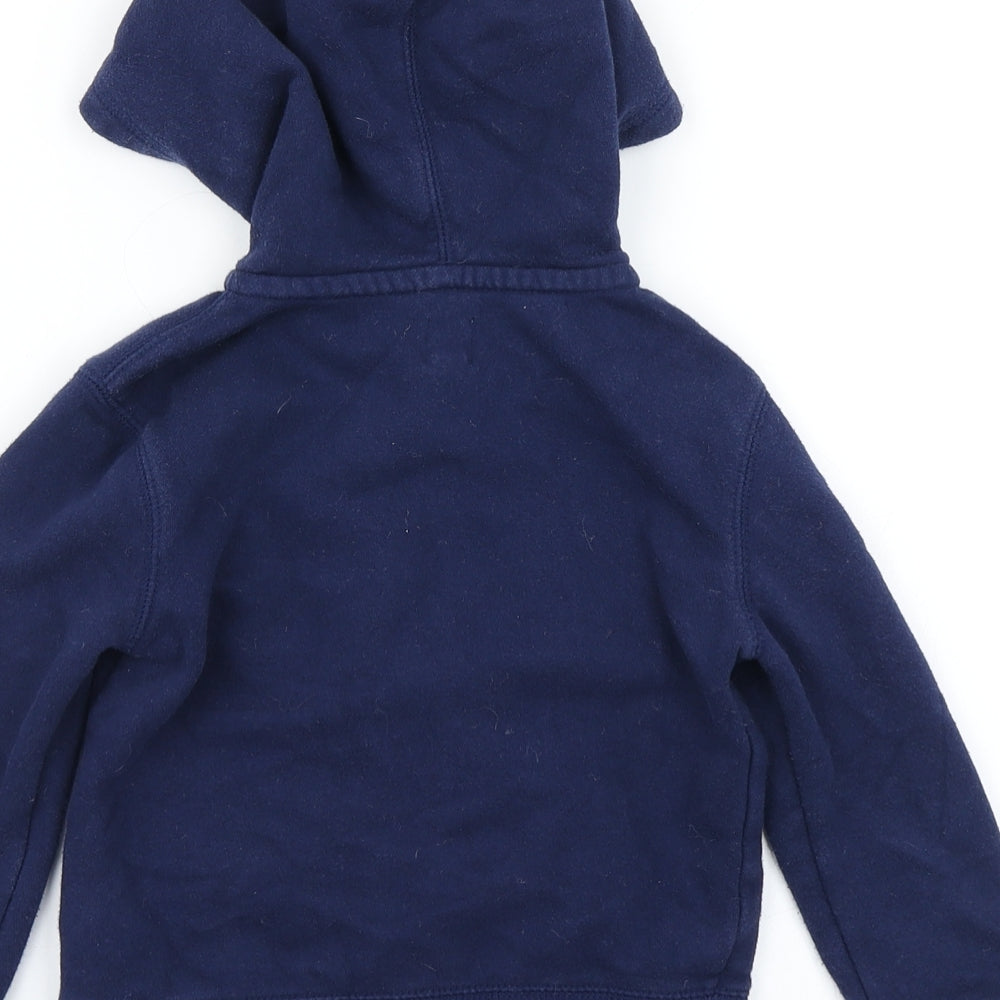 Gap Girls Blue   Full Zip Hoodie Size 4-5 Years