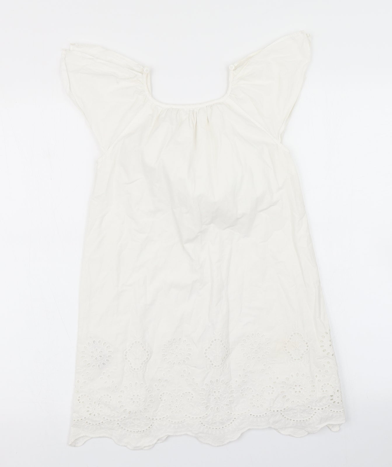 NEXT Girls White   A-Line  Size 8 Years