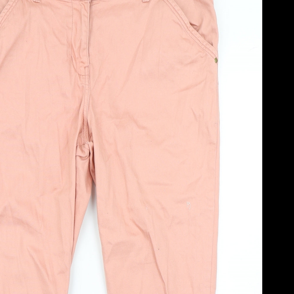 George Womens Pink   Pedal Pusher Trousers Size 14 L20 in