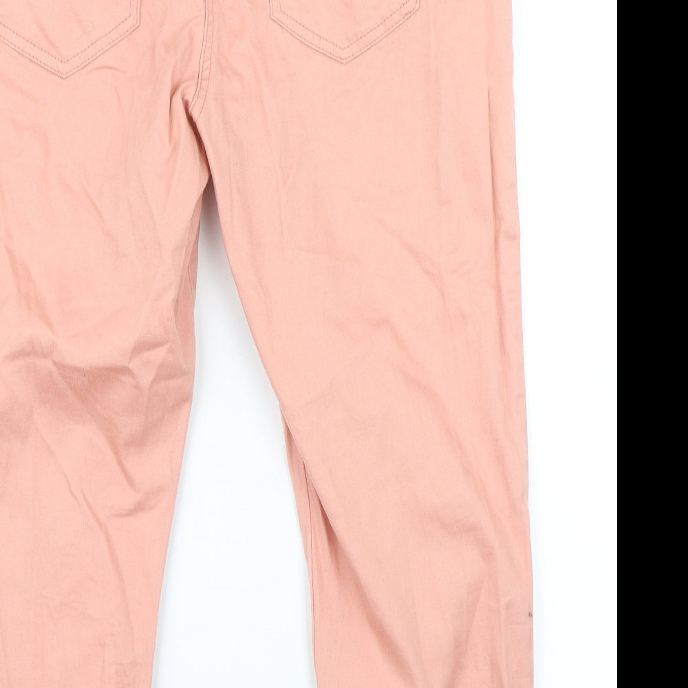 George Womens Pink   Pedal Pusher Trousers Size 14 L20 in