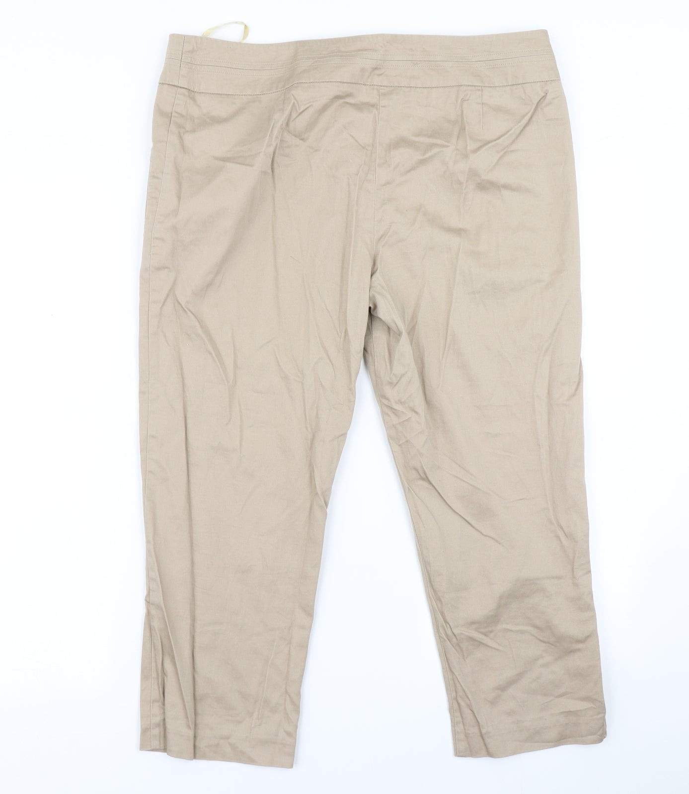 George Womens Brown   Pedal Pusher Trousers Size 14 L21 in
