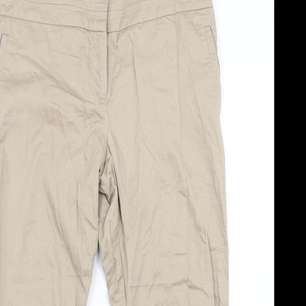 George Womens Brown   Pedal Pusher Trousers Size 14 L21 in