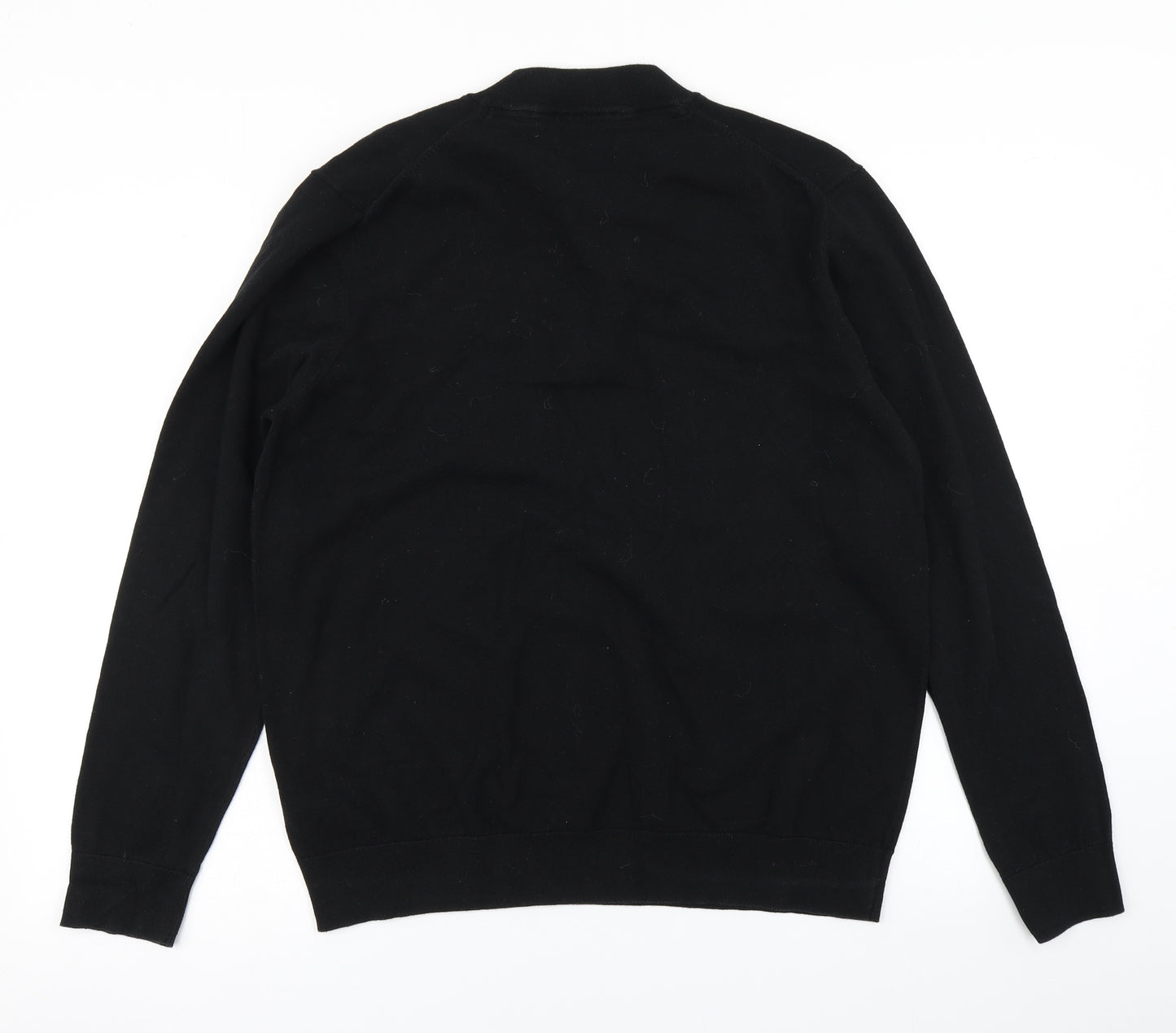 Burton Mens Black  Knit Pullover Jumper Size L