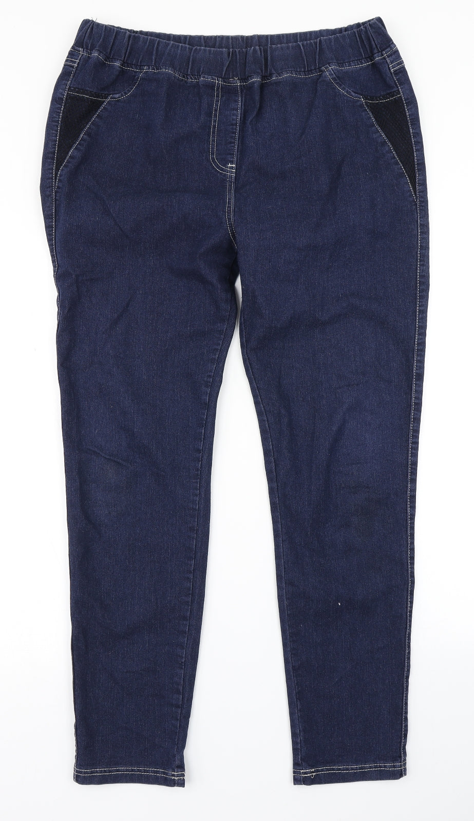 Klass Womens Blue  Denim Jegging Jeans Size 16 L27 in