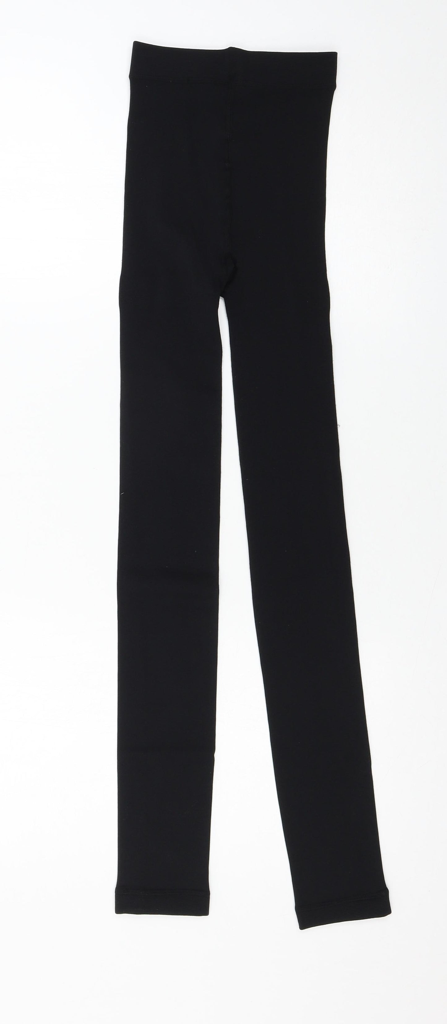 ESMARA Womens Black  Jersey Capri Leggings Size 16 L27 in