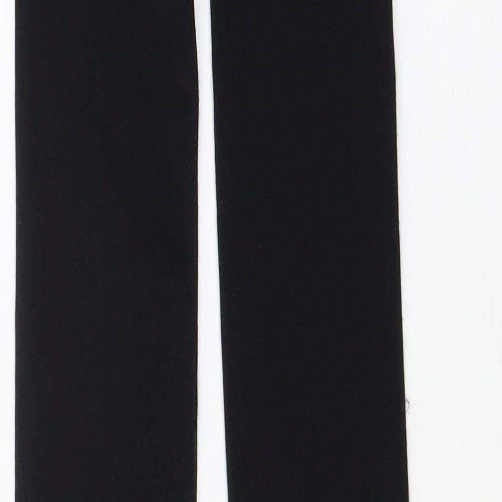 ESMARA Womens Black  Jersey Capri Leggings Size 16 L27 in