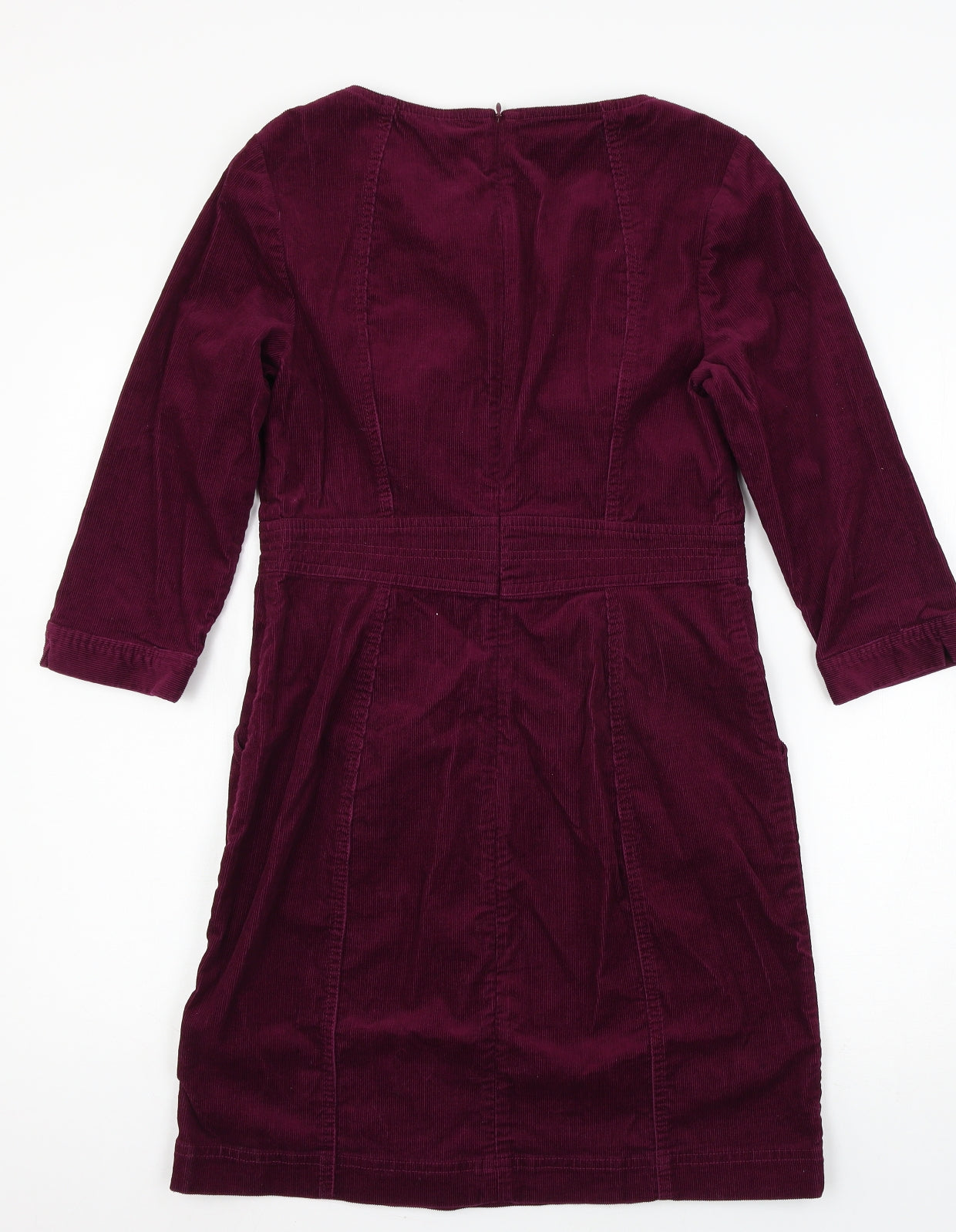 Wallis Womens Purple  Corduroy A-Line  Size 10