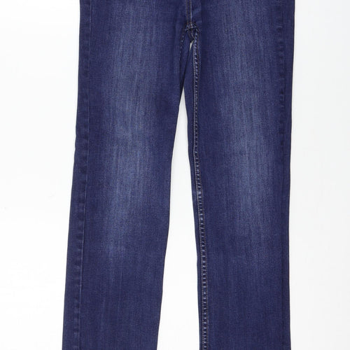 NEXT Womens Blue  Denim Straight Jeans Size 10 L30 in
