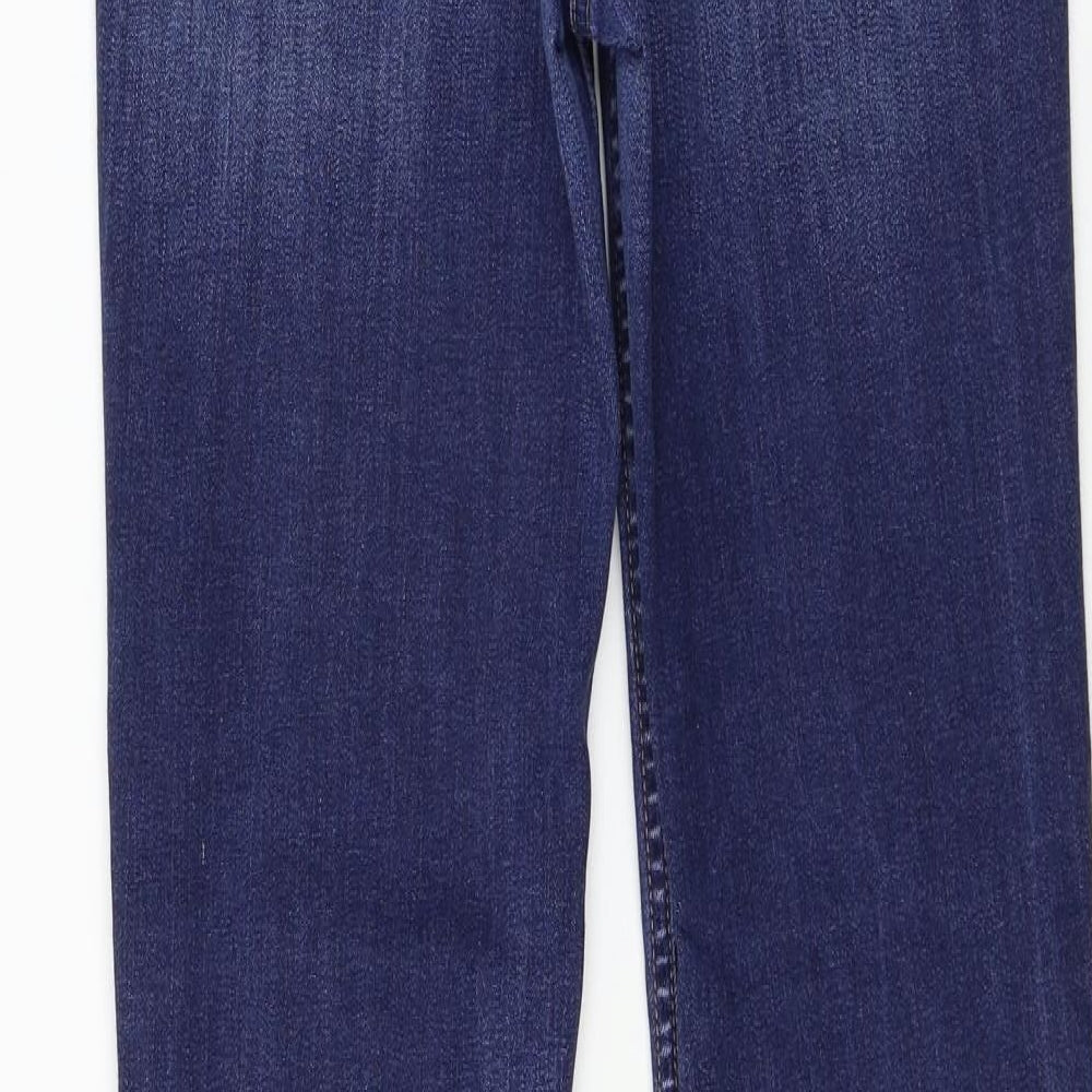 NEXT Womens Blue  Denim Straight Jeans Size 10 L30 in
