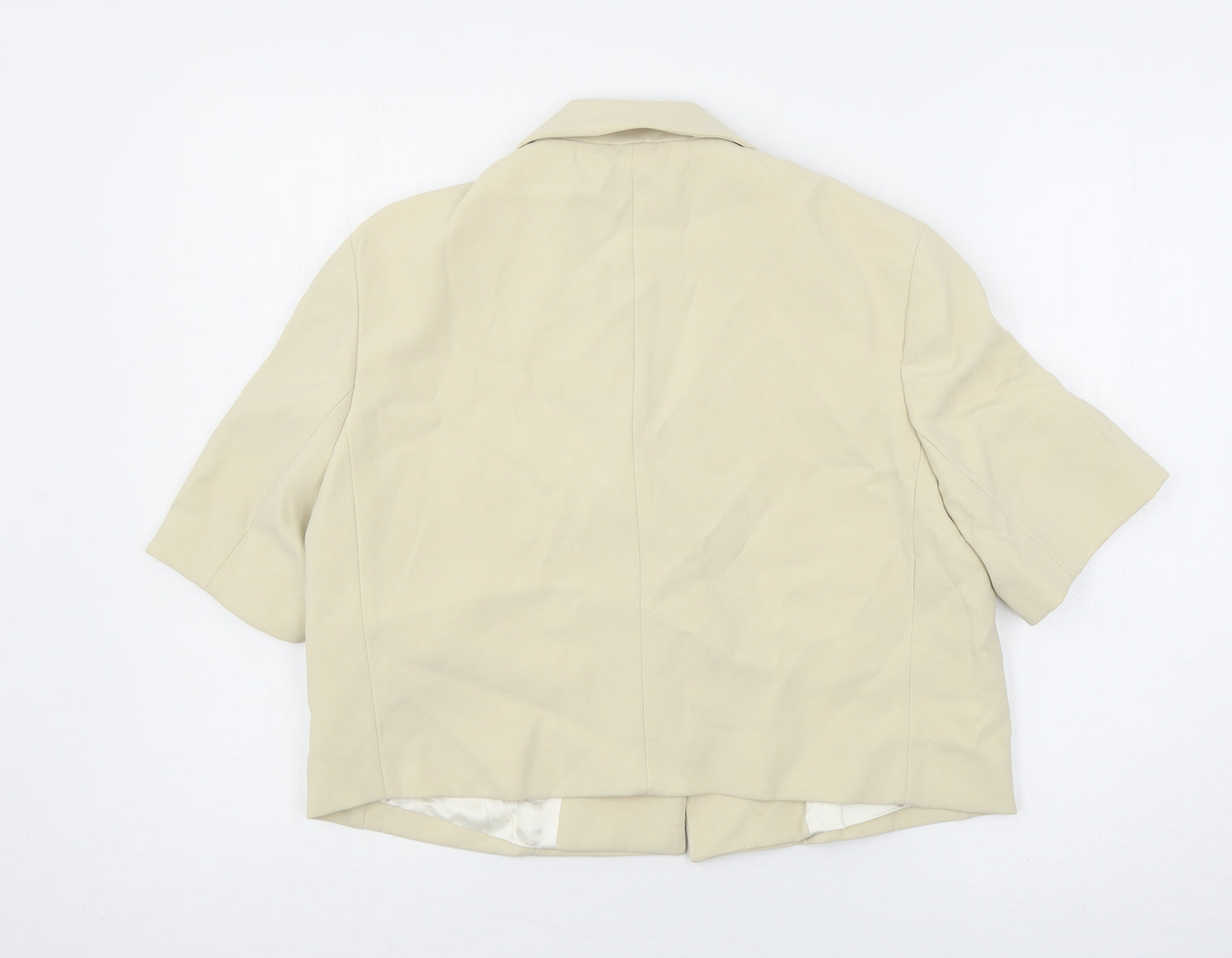 Zara Womens Ivory   Jacket Blazer Size M