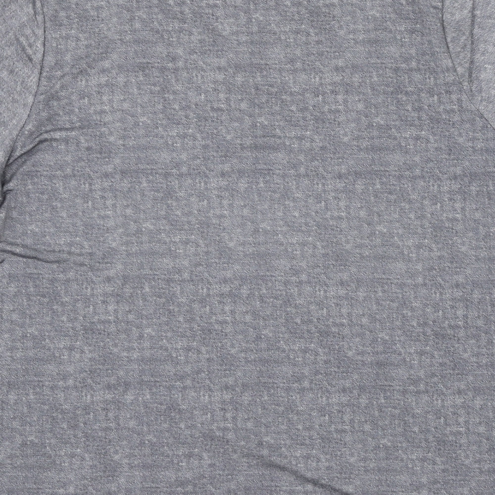 Charlotte Gold Womens Grey  Jersey Basic T-Shirt Size 16