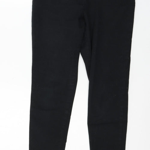 Marks and Spencer Womens Black  Denim Skinny Jeans Size 12 L28 in