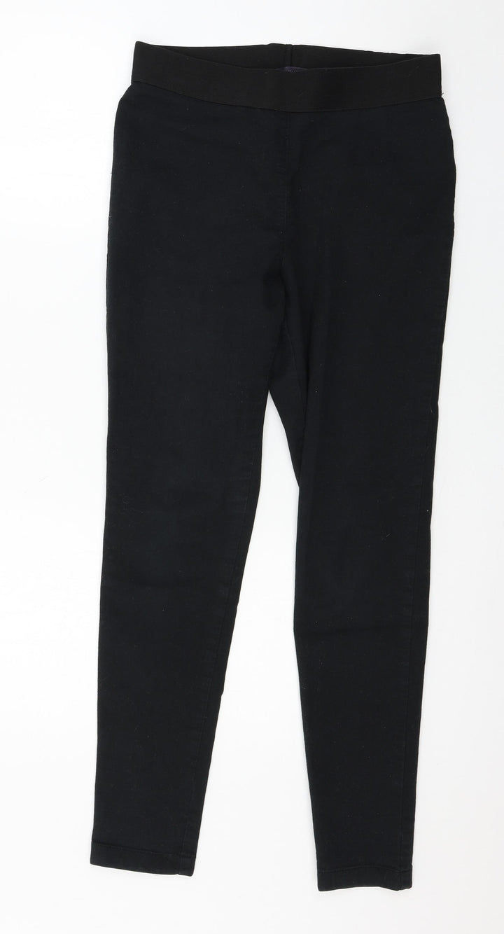 Marks and Spencer Womens Black  Denim Skinny Jeans Size 12 L28 in
