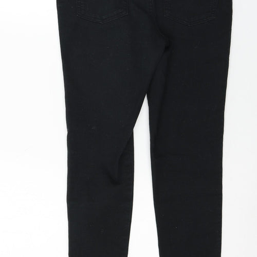 Marks and Spencer Womens Black  Denim Skinny Jeans Size 12 L28 in