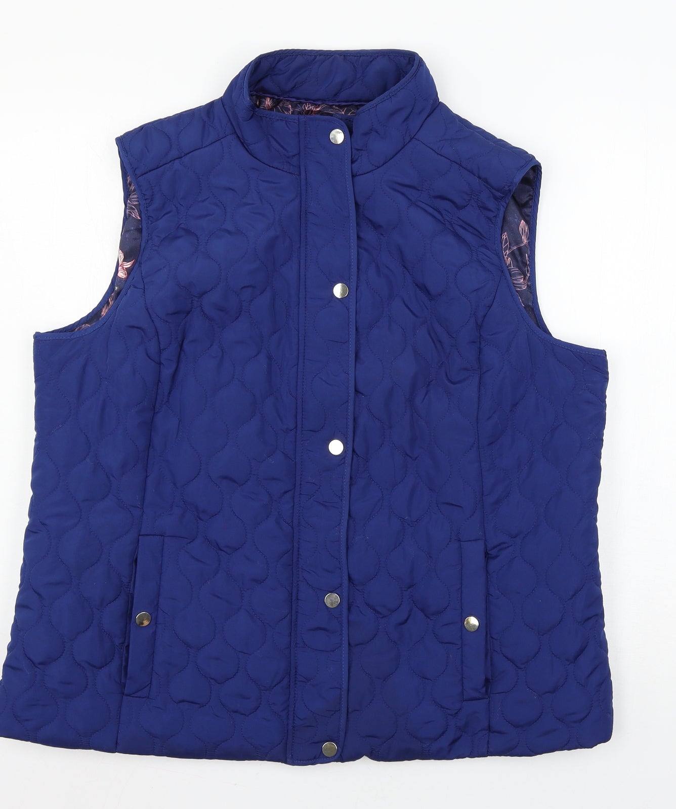 Honor Milburn Womens Blue   Gilet Jacket Size L