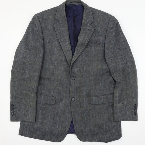 Greenwoods  Mens Blue   Jacket Suit Jacket Size L
