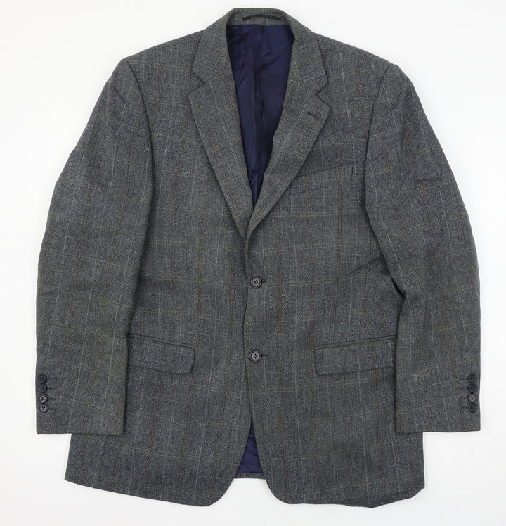 Greenwoods  Mens Blue   Jacket Suit Jacket Size L