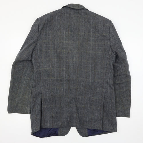 Greenwoods  Mens Blue   Jacket Suit Jacket Size L