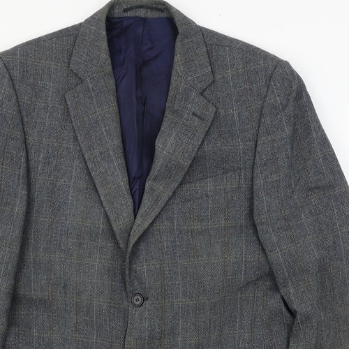 Greenwoods  Mens Blue   Jacket Suit Jacket Size L