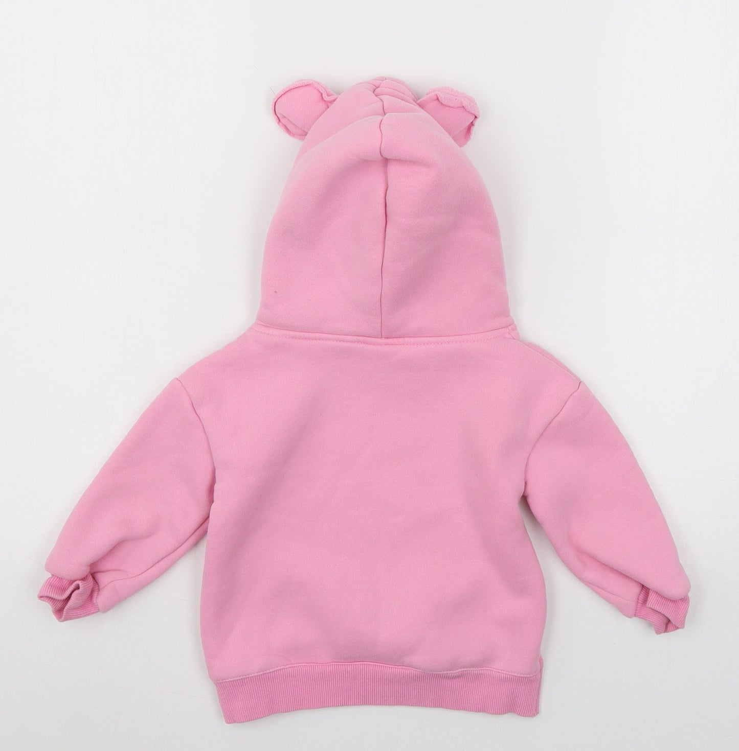 Kids Tales Girls Pink  Jersey Pullover Hoodie Size 2 Years