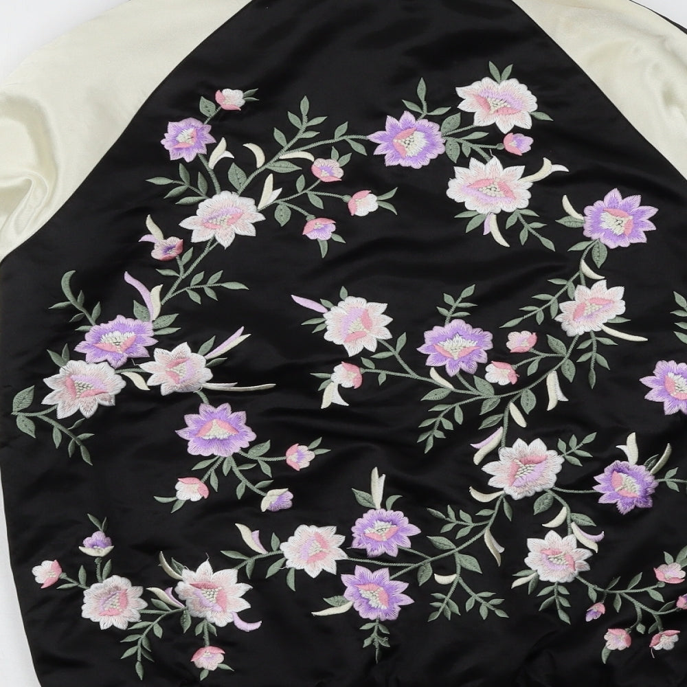 F&F Womens Ivory Floral  Jacket  Size 12