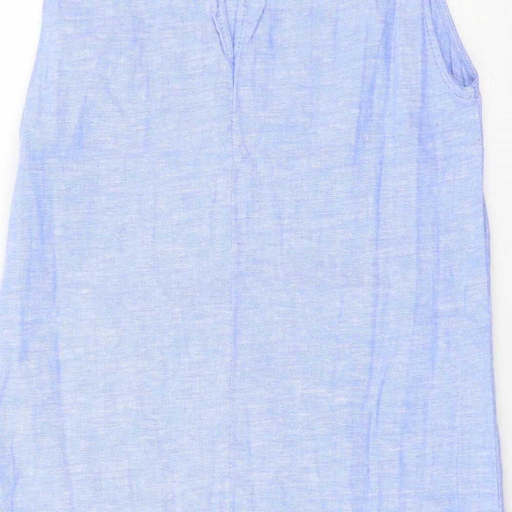Marks and Spencer Womens Blue   A-Line  Size 16