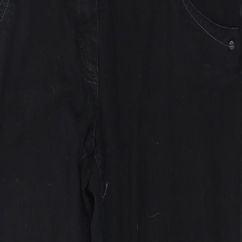 NEXT Womens Black  Denim Skinny Jeans Size 18 L29 in