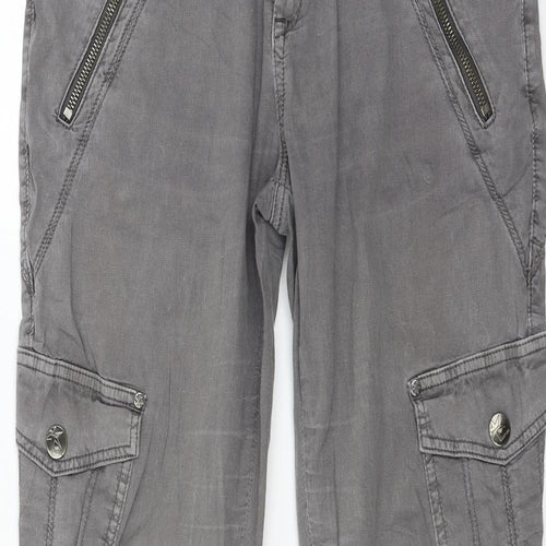 CULTURE Womens Grey   Trousers  Size 10 L32 in