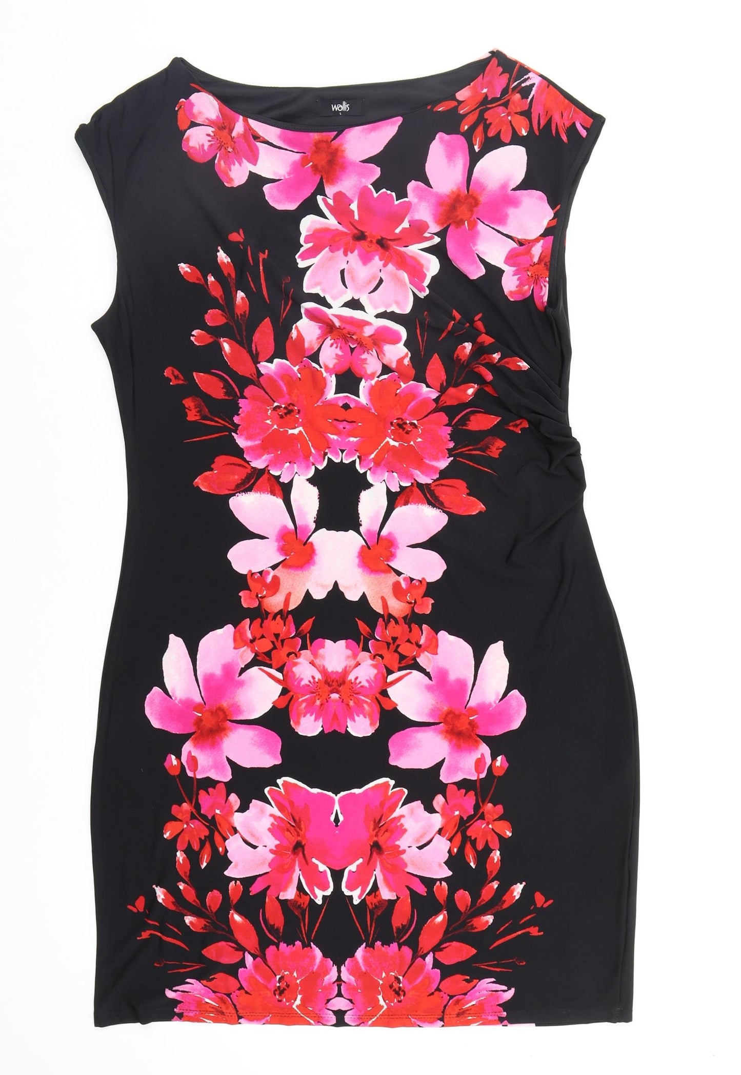 Wallis Womens Multicoloured Floral  Fit & Flare  Size L