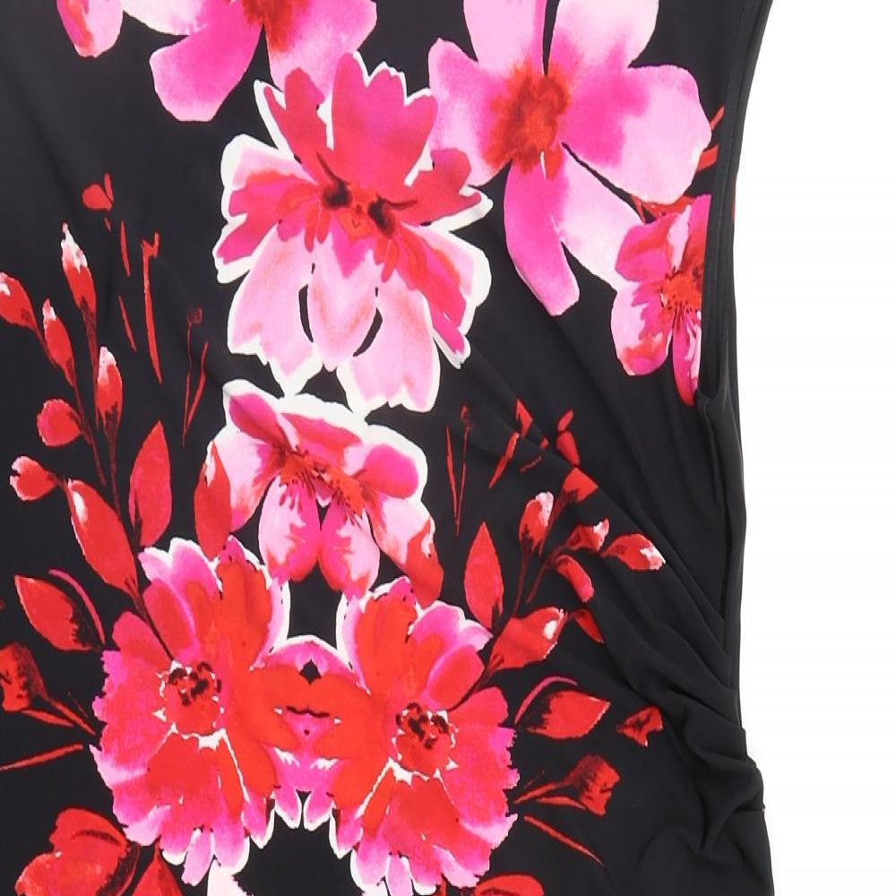 Wallis Womens Multicoloured Floral  Fit & Flare  Size L