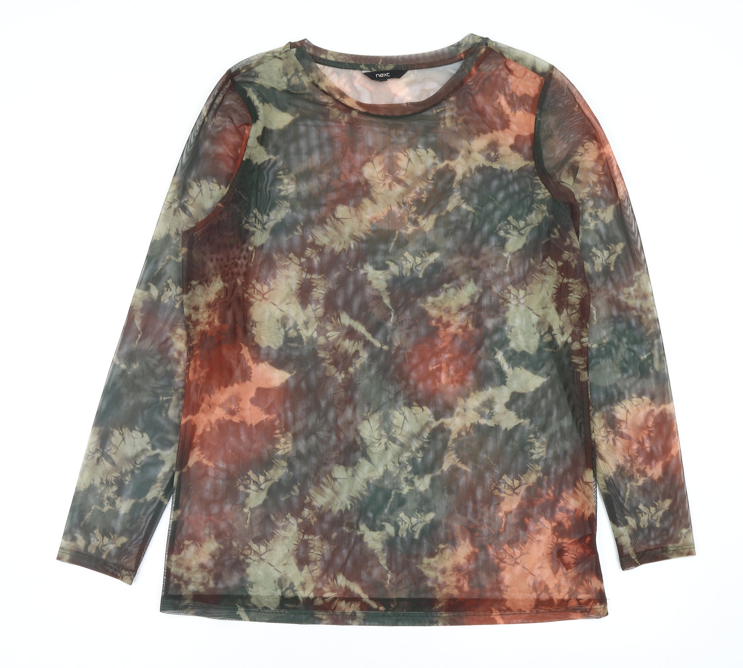 NEXT Womens Multicoloured Geometric  Basic T-Shirt Size 16