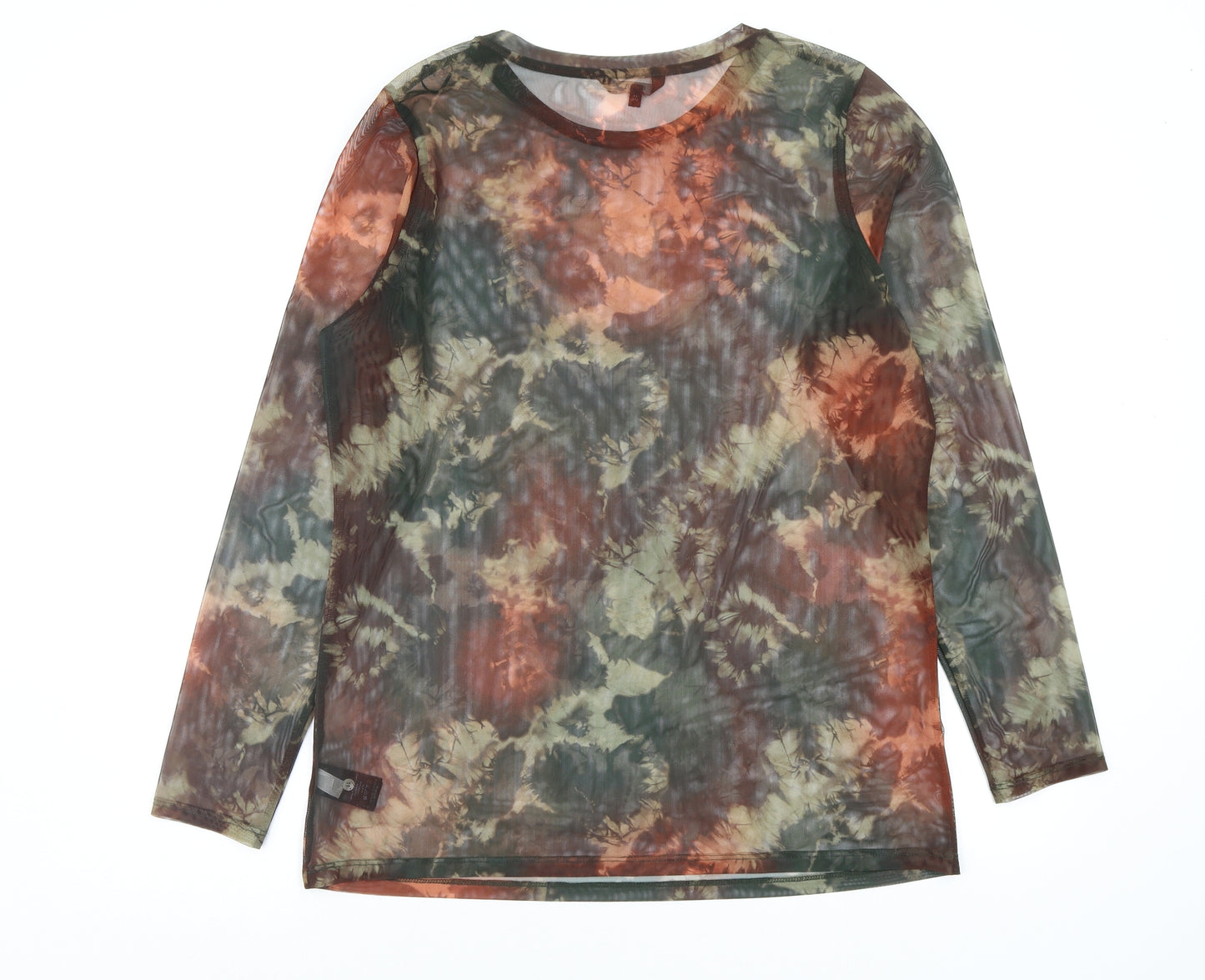 NEXT Womens Multicoloured Geometric  Basic T-Shirt Size 16