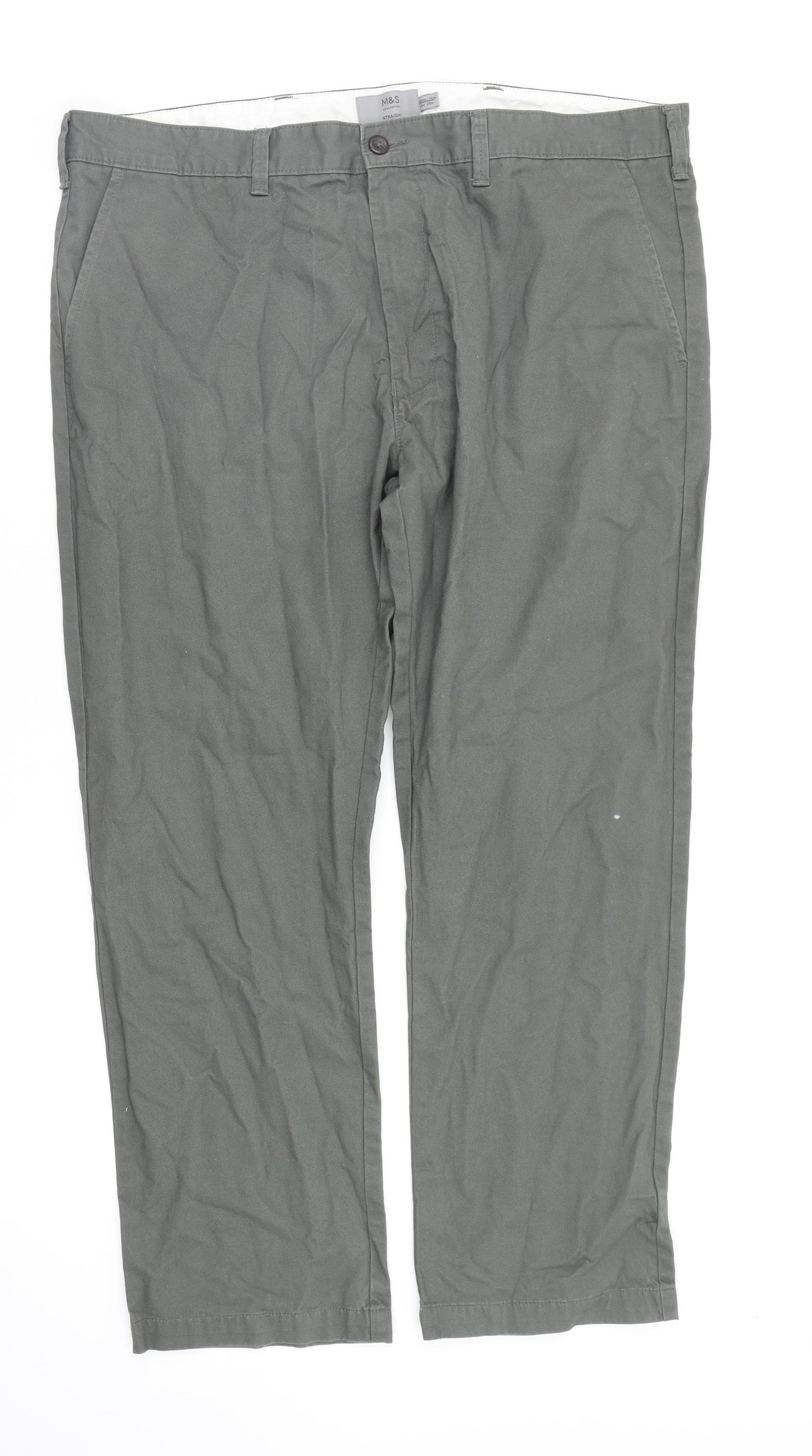 M&S Mens Grey   Trousers  Size 40 in L29 in