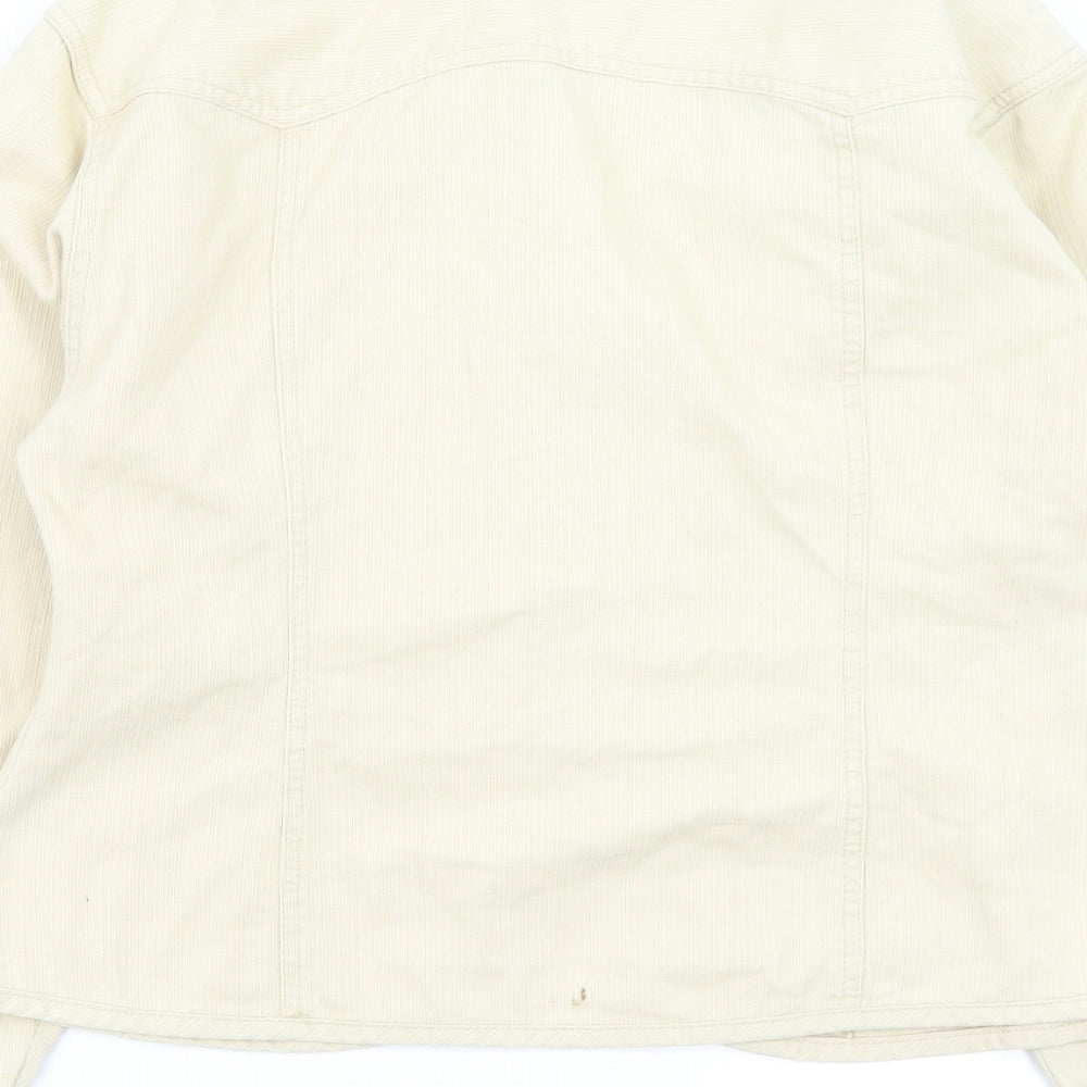 Moto Womens Beige   Jacket  Size 18