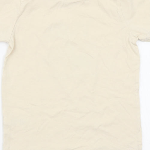 Asda George Boys Beige Animal Print  Basic T-Shirt Size 6-7 Years