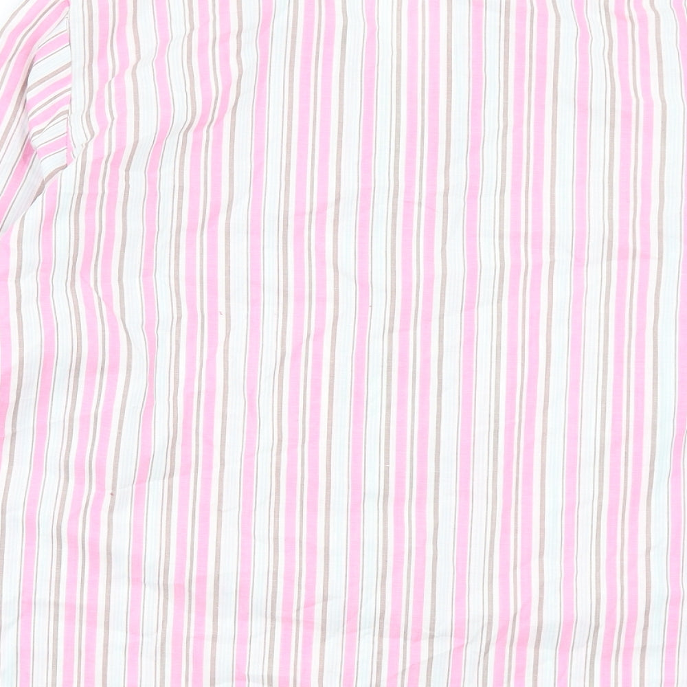 Asda George Womens Multicoloured Striped  Top Pyjama Top Size 12
