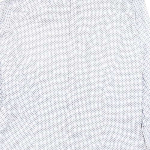 Politix Mens Multicoloured Geometric   Button-Up Size L