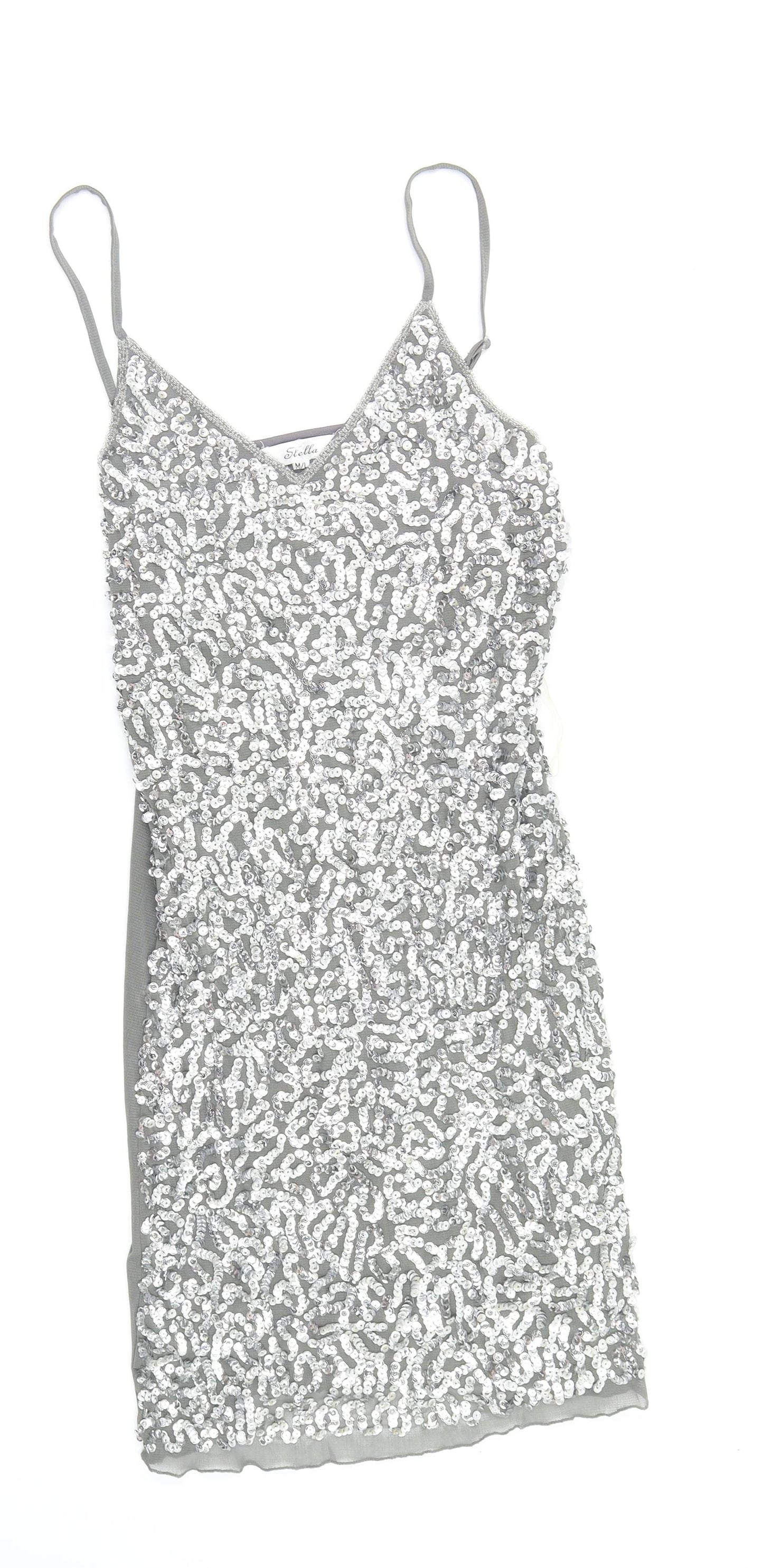 Stella Womens Grey   Fit & Flare  Size S
