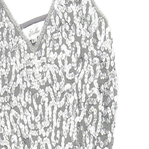 Stella Womens Grey   Fit & Flare  Size S