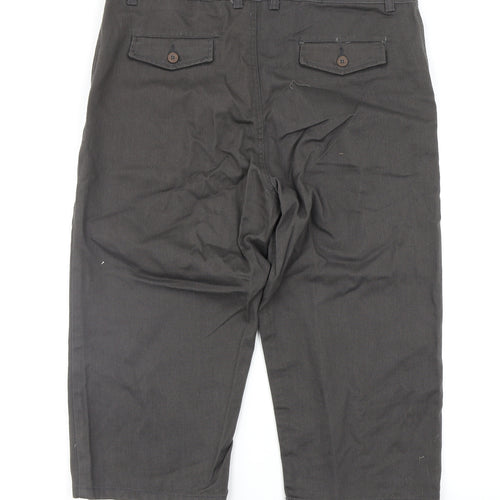 canda Mens Grey   Capri Trousers Size 38 in L20 in