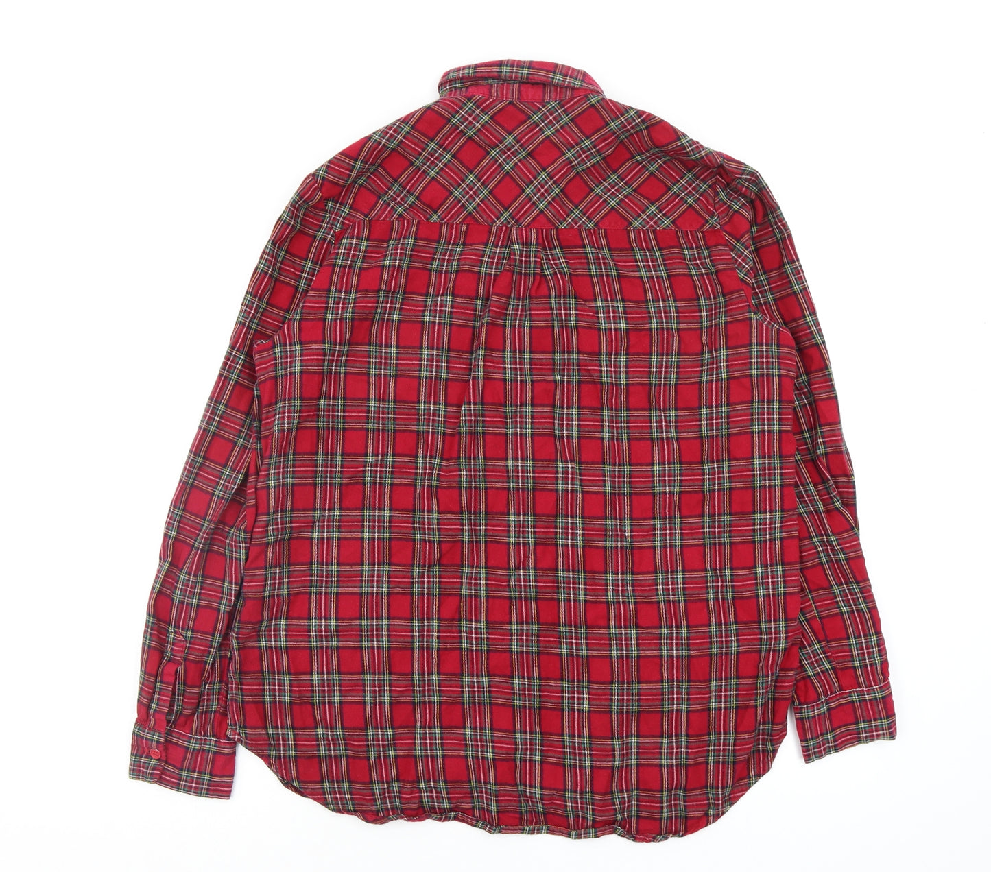New Look Womens Multicoloured Check  Basic Button-Up Size 12