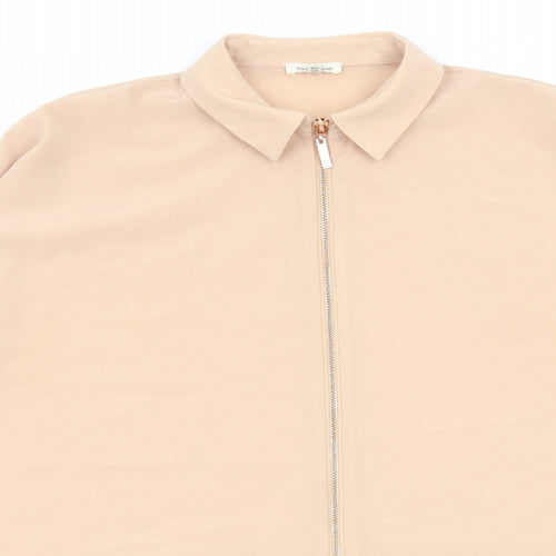 River Island Womens Pink   Full Zip Jumper Size 10