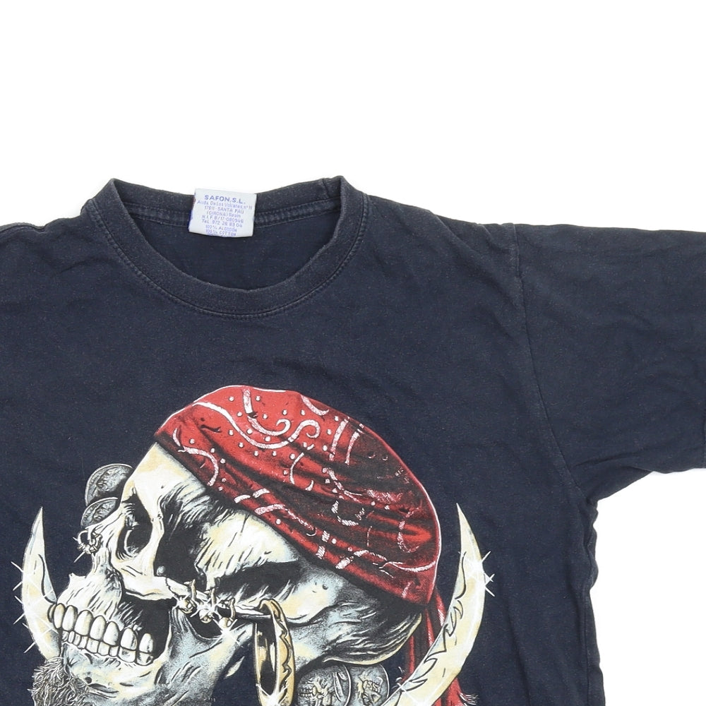 safon Boys Black   Basic T-Shirt Size 14 Years