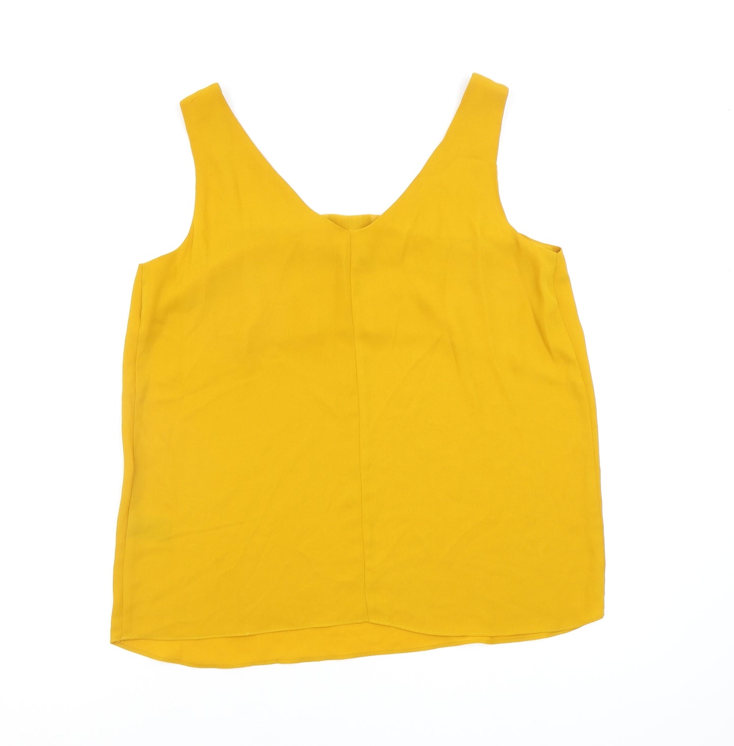 Papaya Womens Yellow   Basic Blouse Size 12