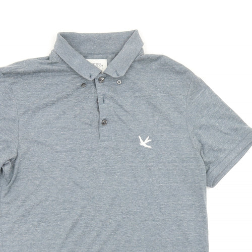 burton menswear Mens Grey    Polo Size S