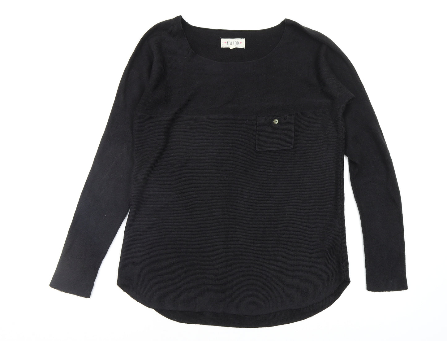 New Look Womens Black   Pullover Jumper Size M